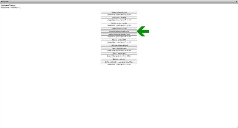 NOVÁ VERZIA TRACHEA OS 6.0 – KATALÓGY KORPUSOV A KOMPLETOV