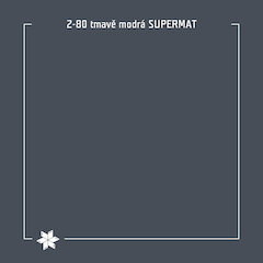 2–80 tmavo modrá SUPERMAT