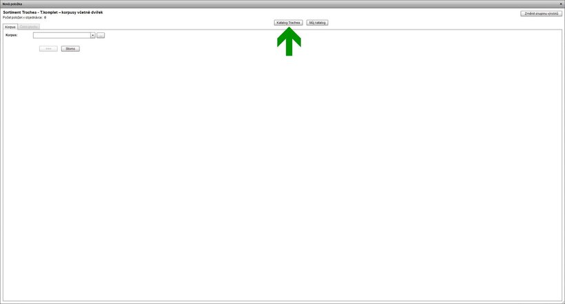 NOVÁ VERZIA TRACHEA OS 6.0 – KATALÓGY KORPUSOV A KOMPLETOV