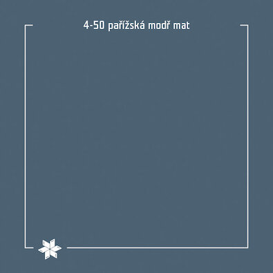 4–50 pařížská modř mat