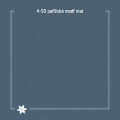 4–50 rarížska modrá mat
