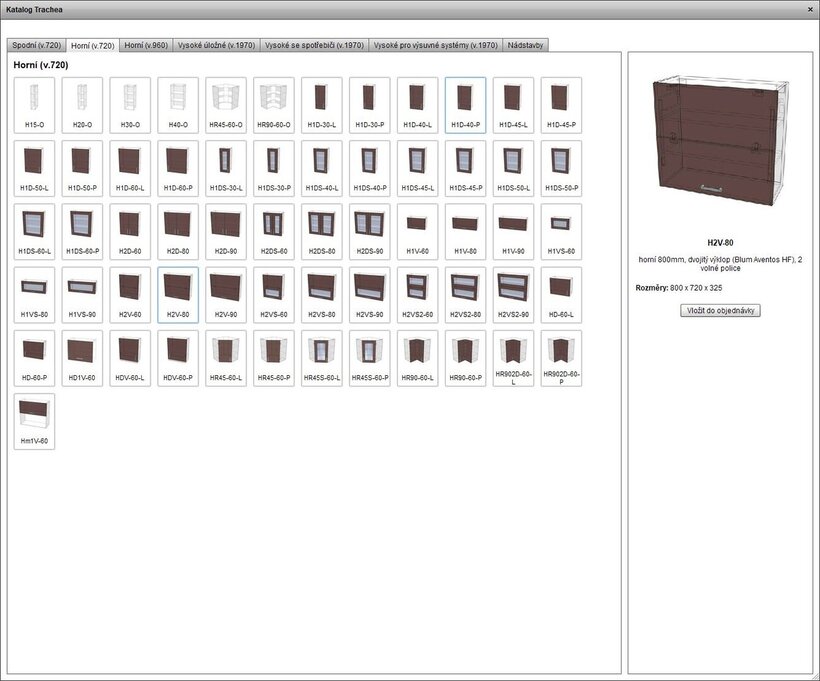 NOVÁ VERZIA TRACHEA OS 6.0 – KATALÓGY KORPUSOV A KOMPLETOV